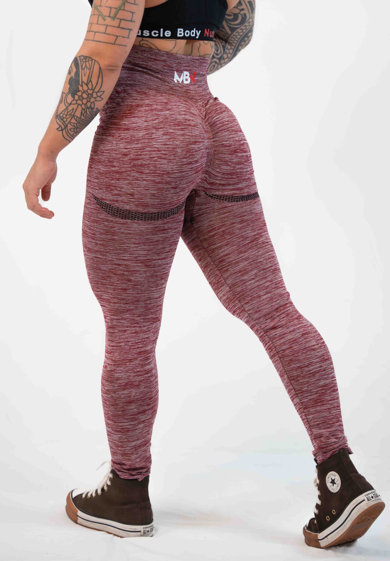 MBN Seamless Legging VIP - Donker Rood